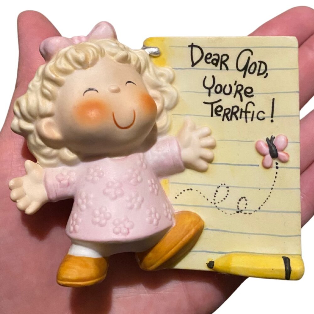 1982 Figurine: Dear God, You're Terrific!